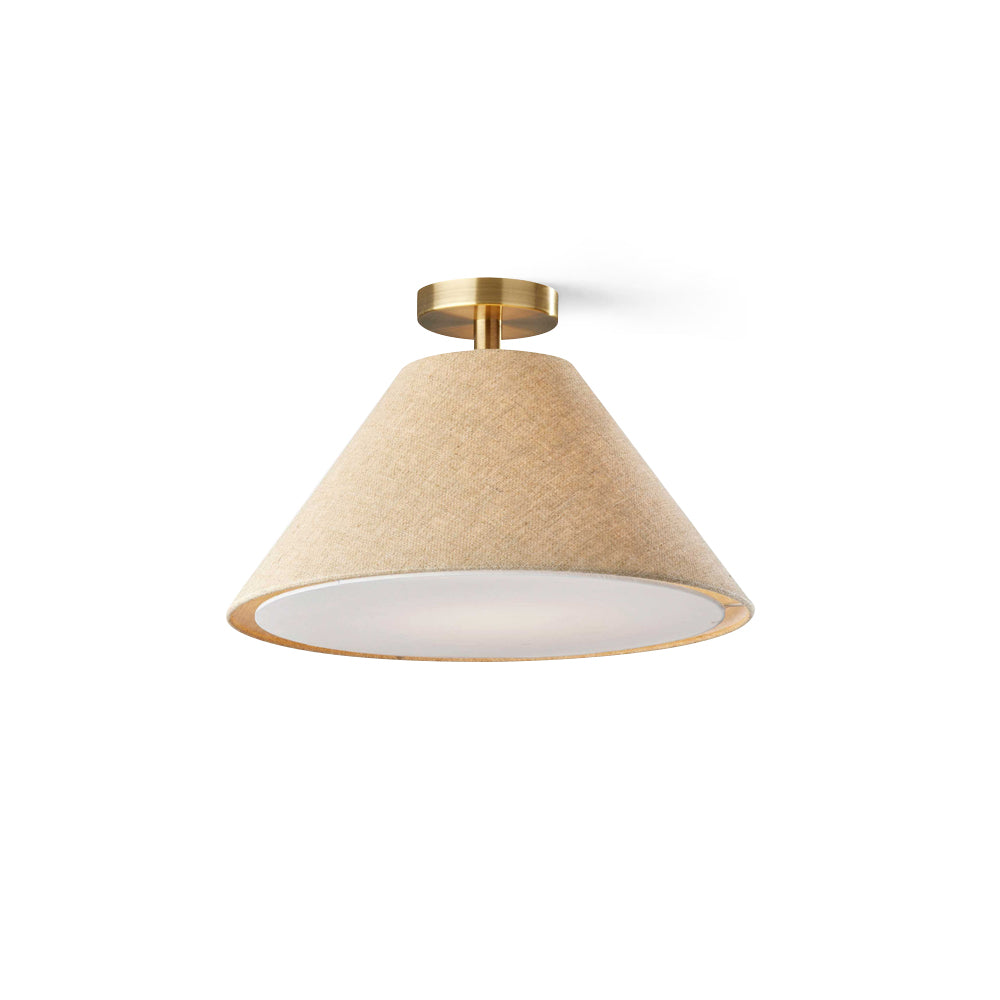 Emery Linen Flush Mount