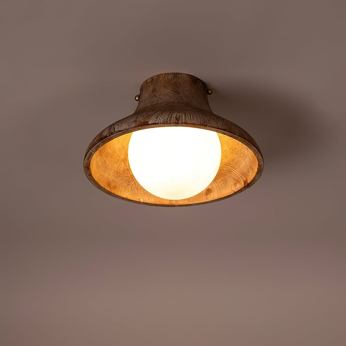 THE SYLAS Fluted Flush Mount