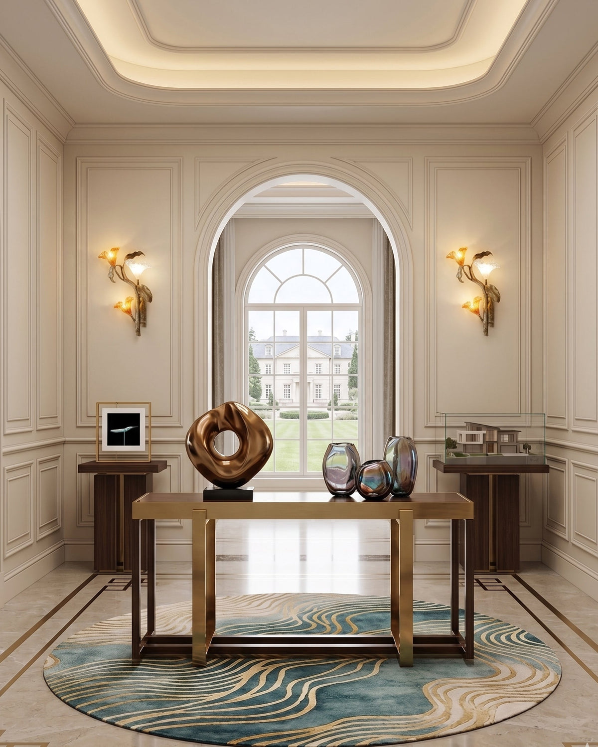Orianaine Branch Brass Sconce
