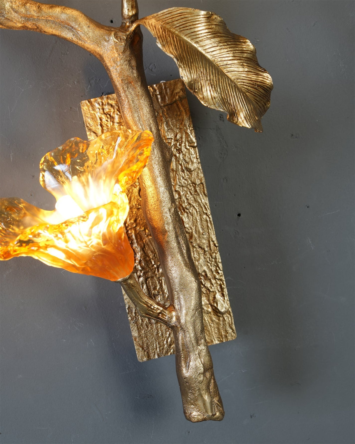 Orianaine Branch Brass Sconce