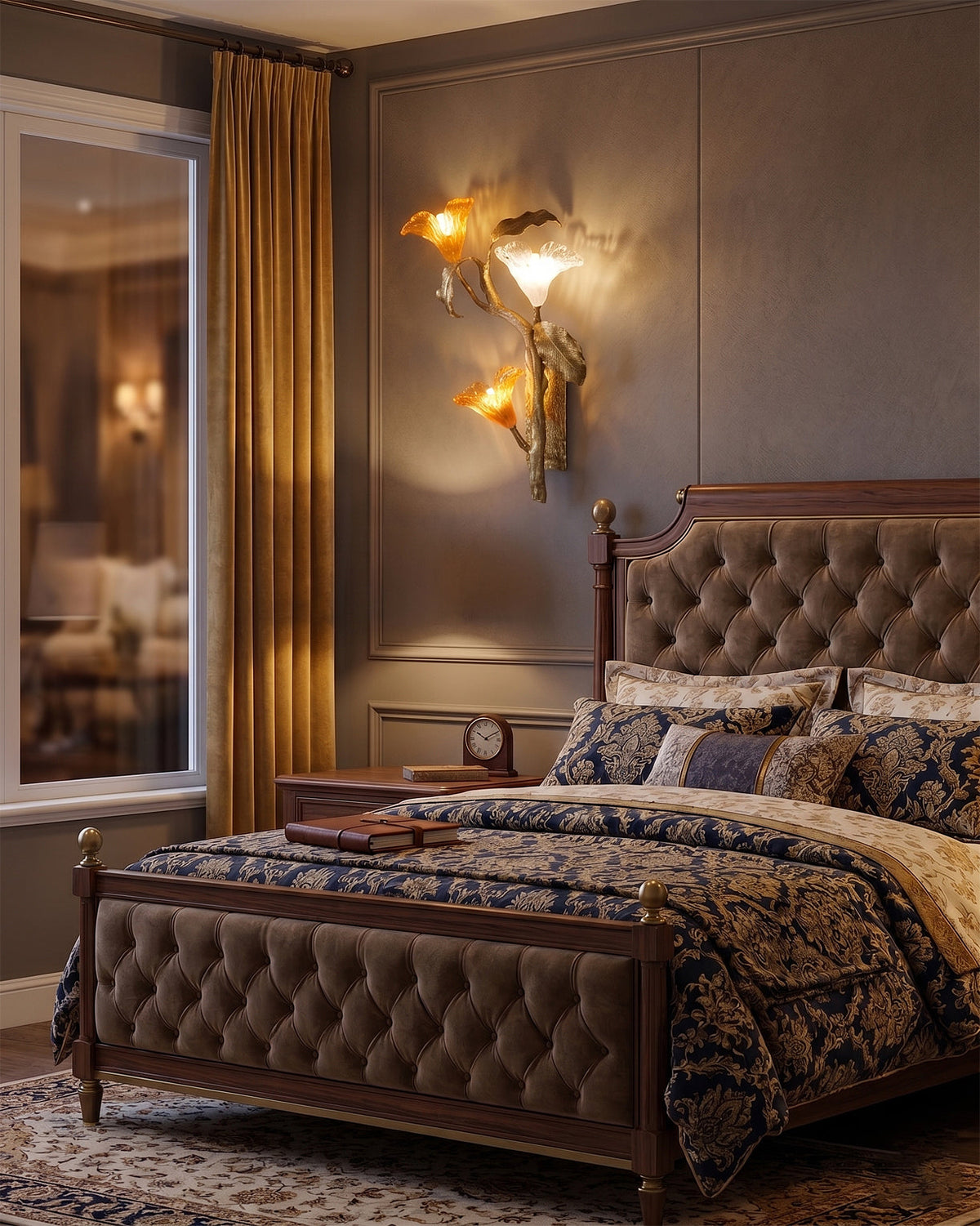 Orianaine Branch Brass Sconce