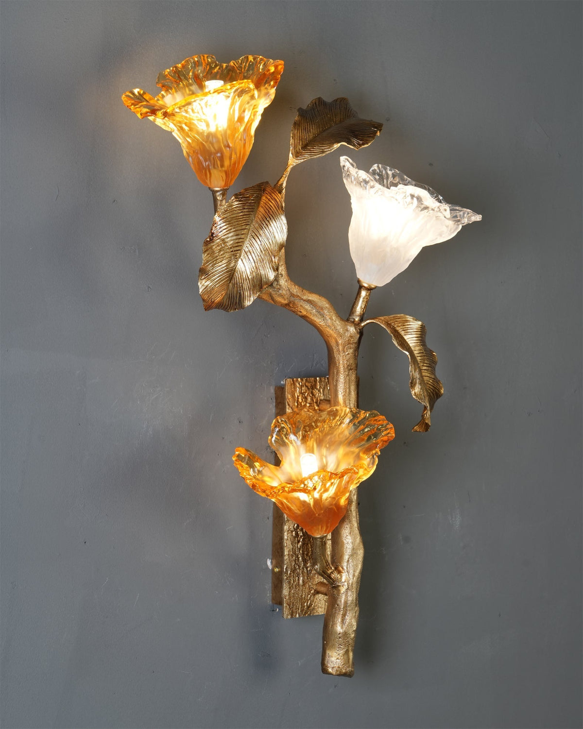 Orianaine Branch Brass Sconce
