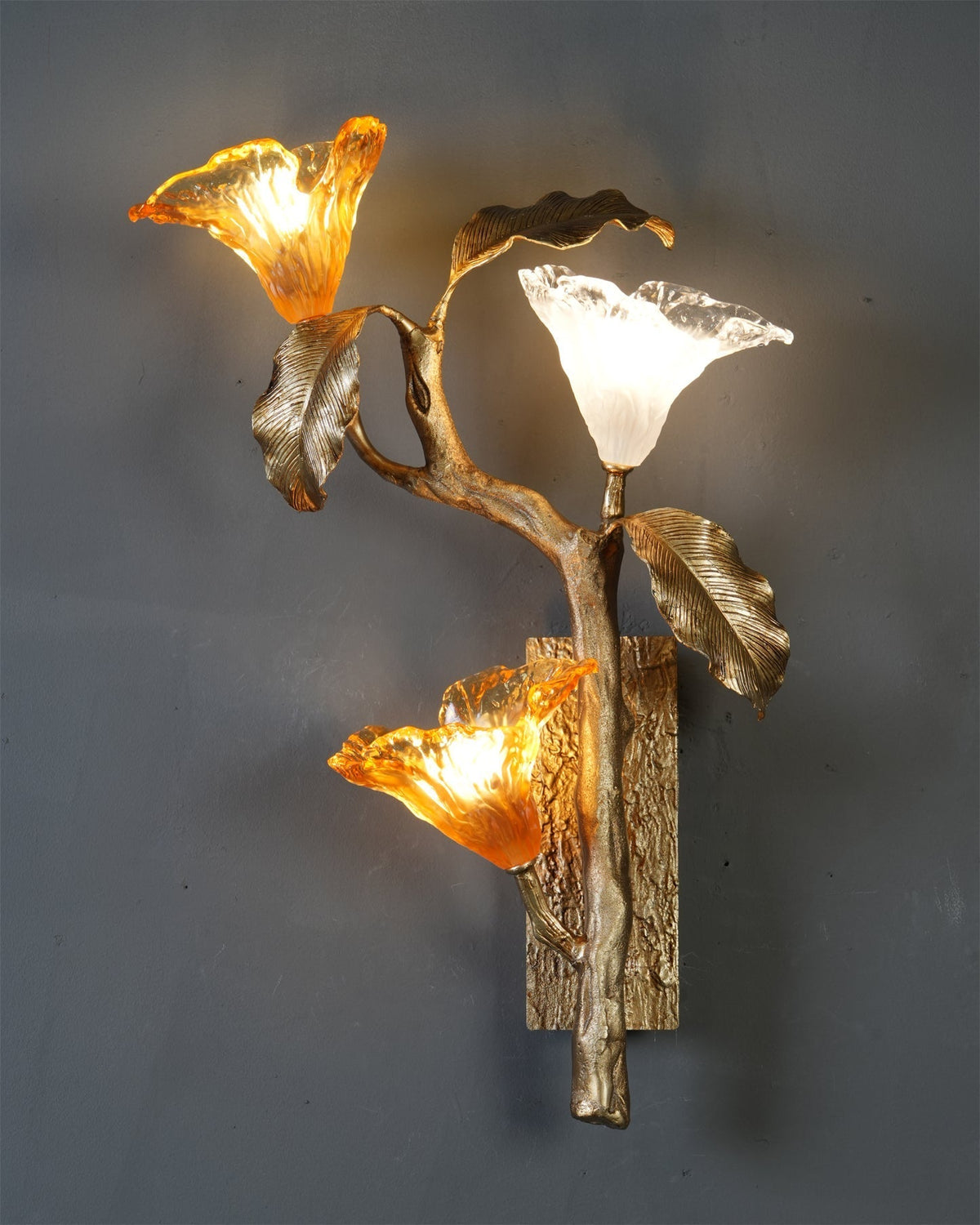 Orianaine Branch Brass Sconce