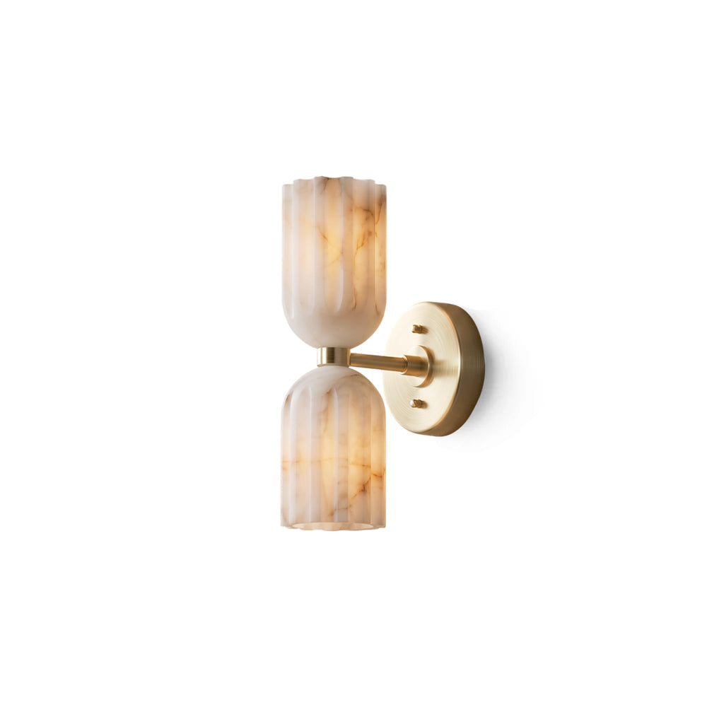 Amber Alabaster Wall Sconce