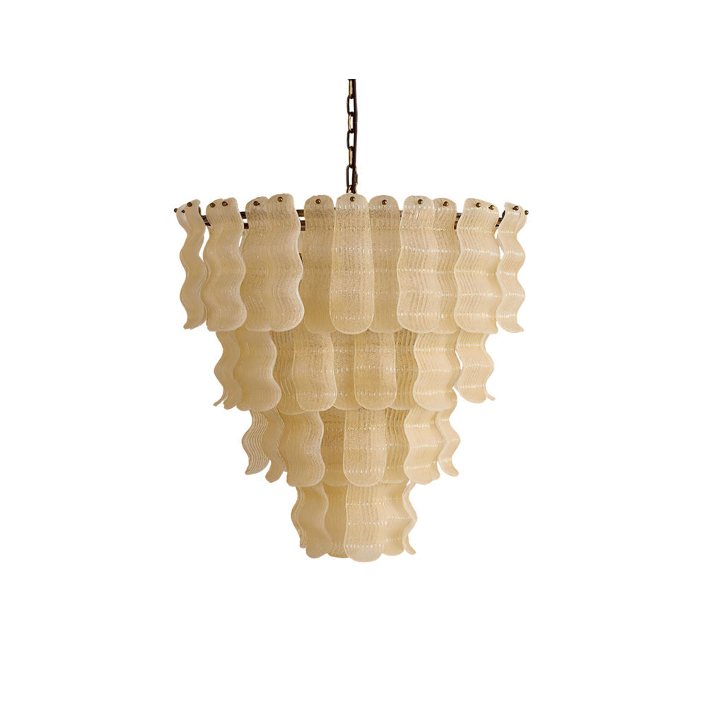 Viraiian Textured Wave Chandelier