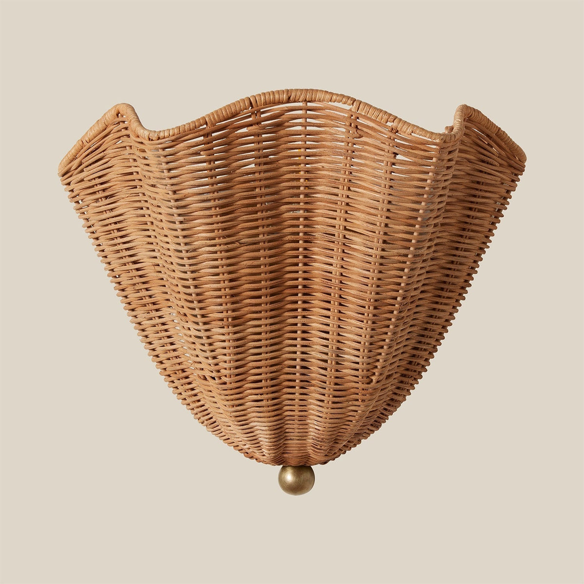 Lunero Rattan Wall Sconce