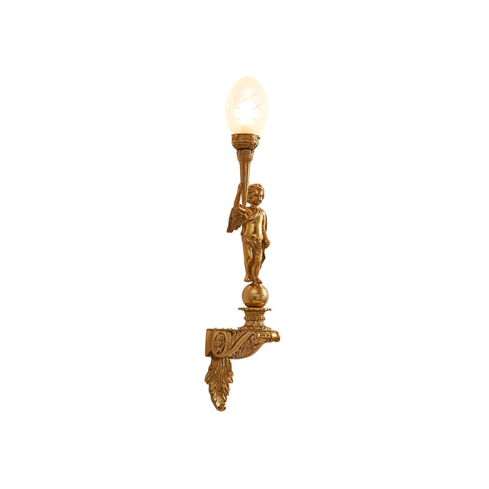 Lysand Brass Wall Lamp