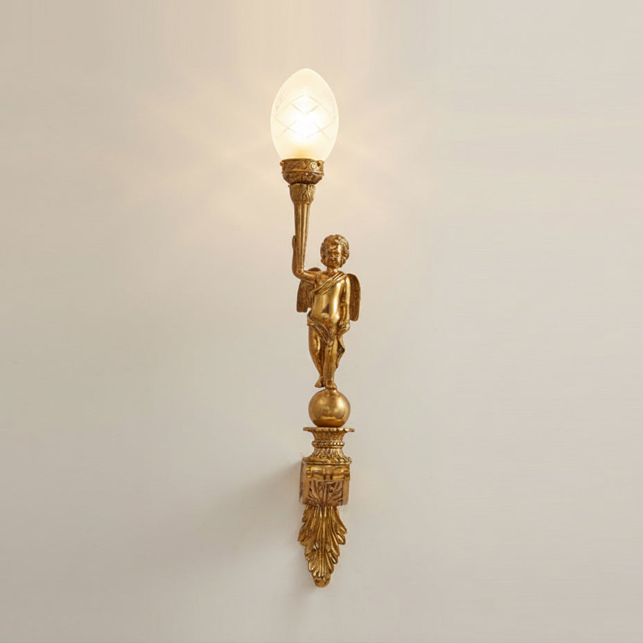 Lysand Brass Wall Lamp