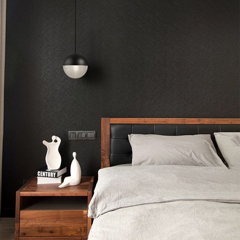 Faberun Vintage Pendant Light, Black & Gold