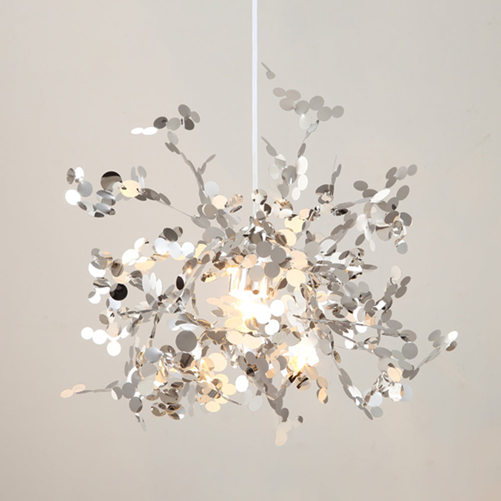 Tokumik Artsy Classy Cluster Fireworks Pendant Light, Stainless steel