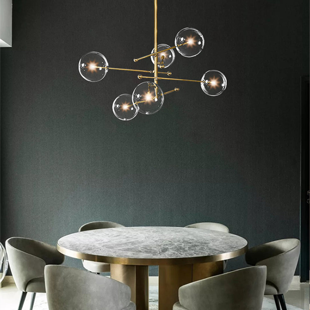Pubedum Modern Nordic Clear Bubble Pendant Light