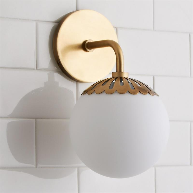 Pagumik Globe Glass Wall Lamp