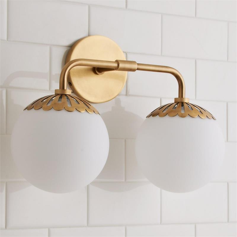 Pagumik Globe Glass Wall Lamp