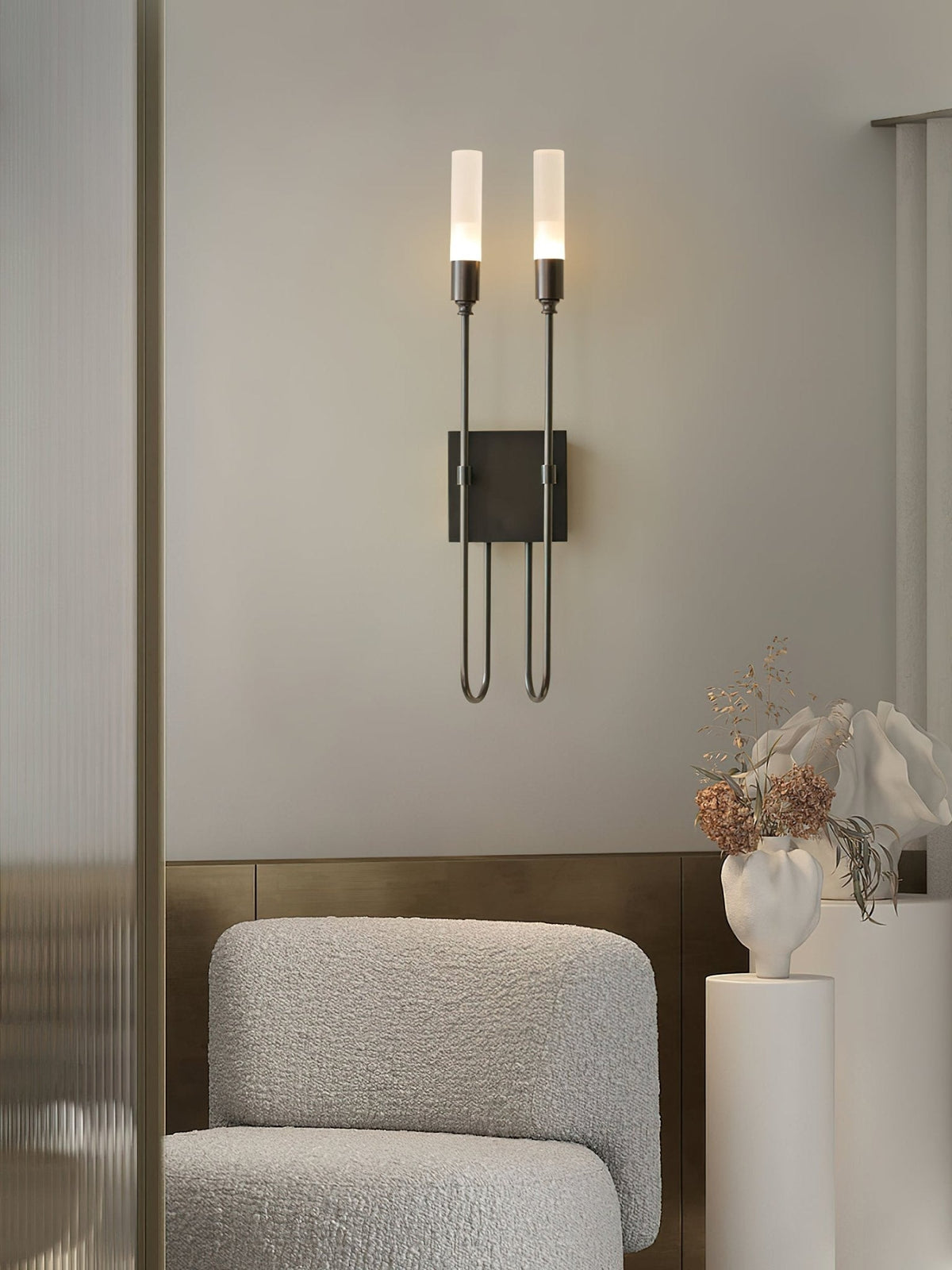 Yvori Wall Lamp Double Rod Minimalist