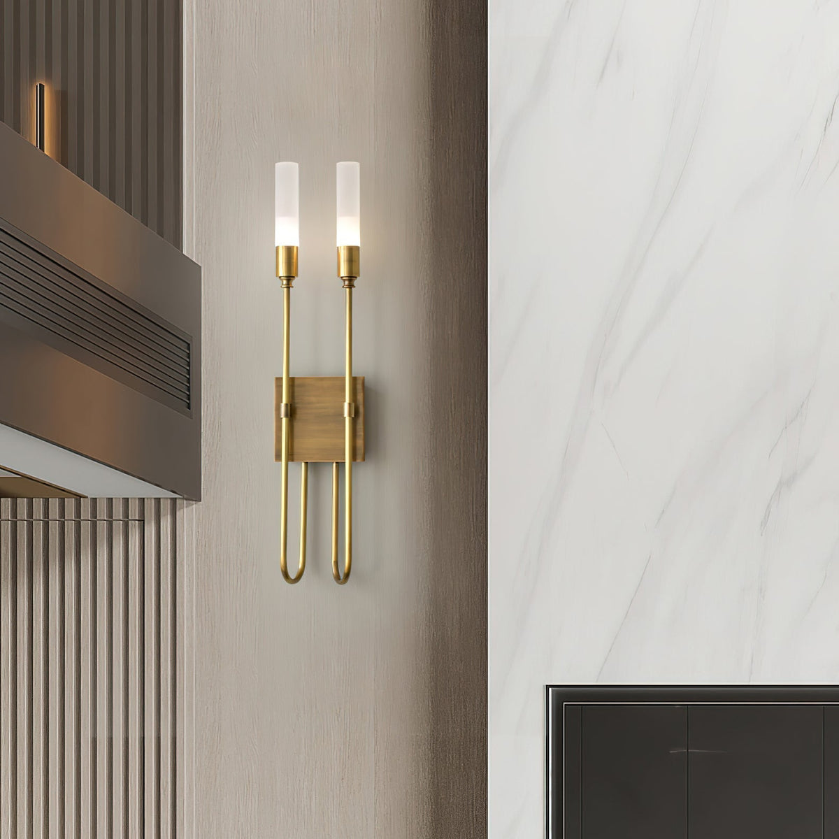Yvori Wall Lamp Double Rod Minimalist