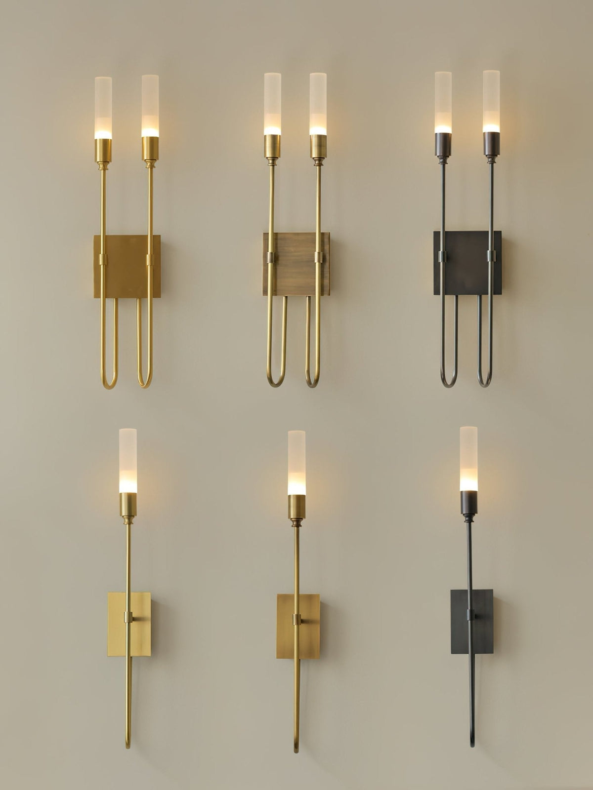 Yvori Wall Lamp Double Rod Minimalist