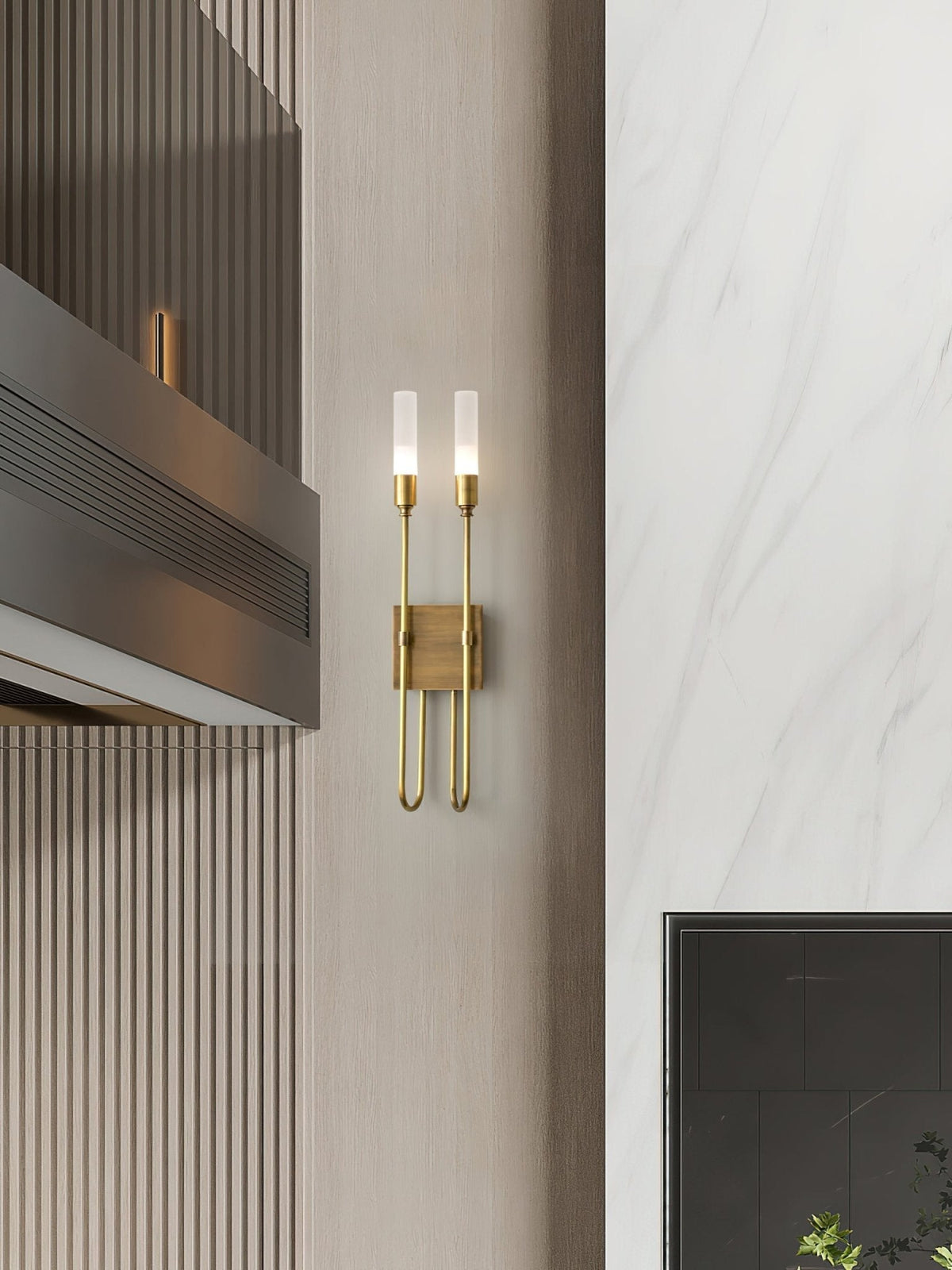 Yvori Wall Lamp Double Rod Minimalist