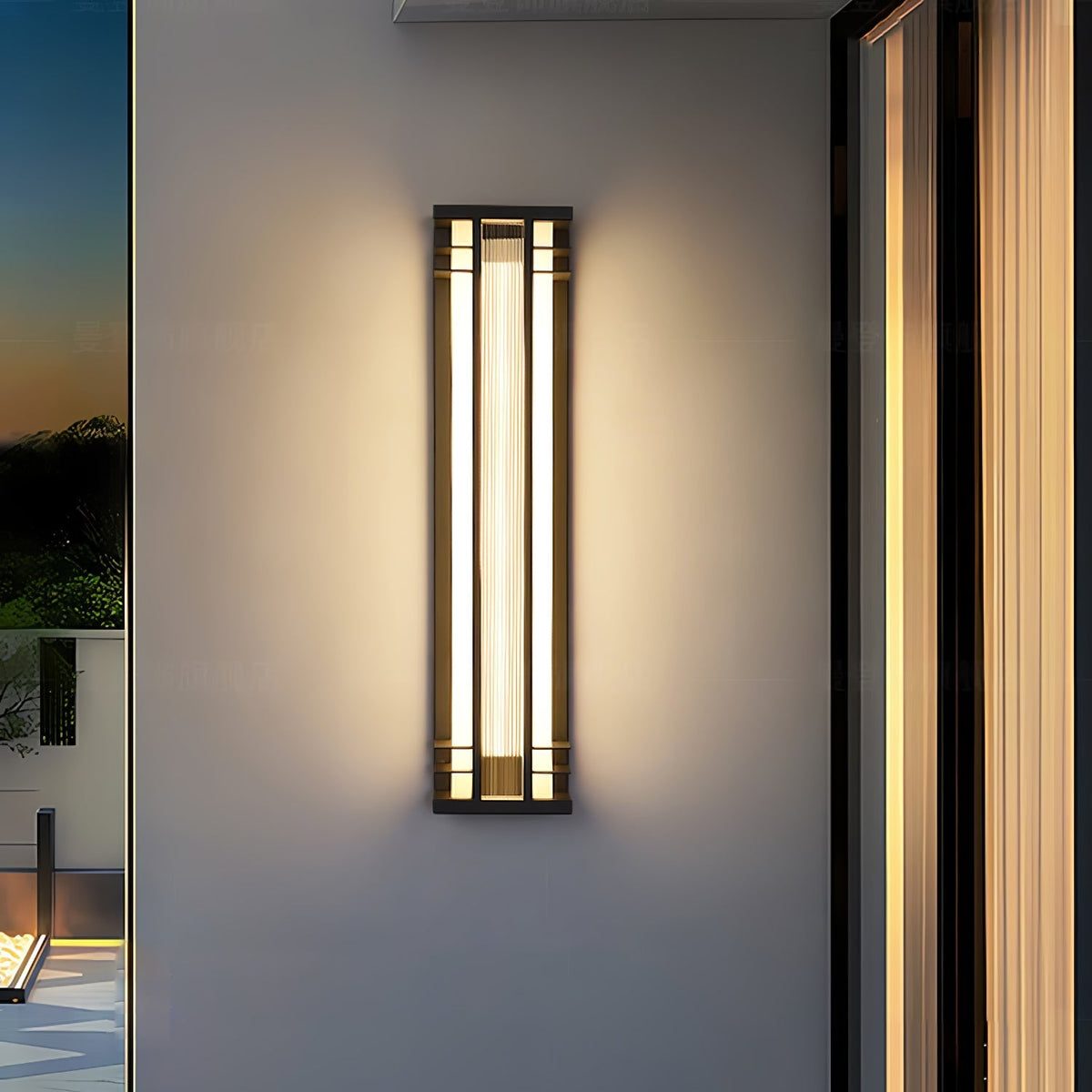 Nevenor Unique Double Axis Outdoor Wall Lamp