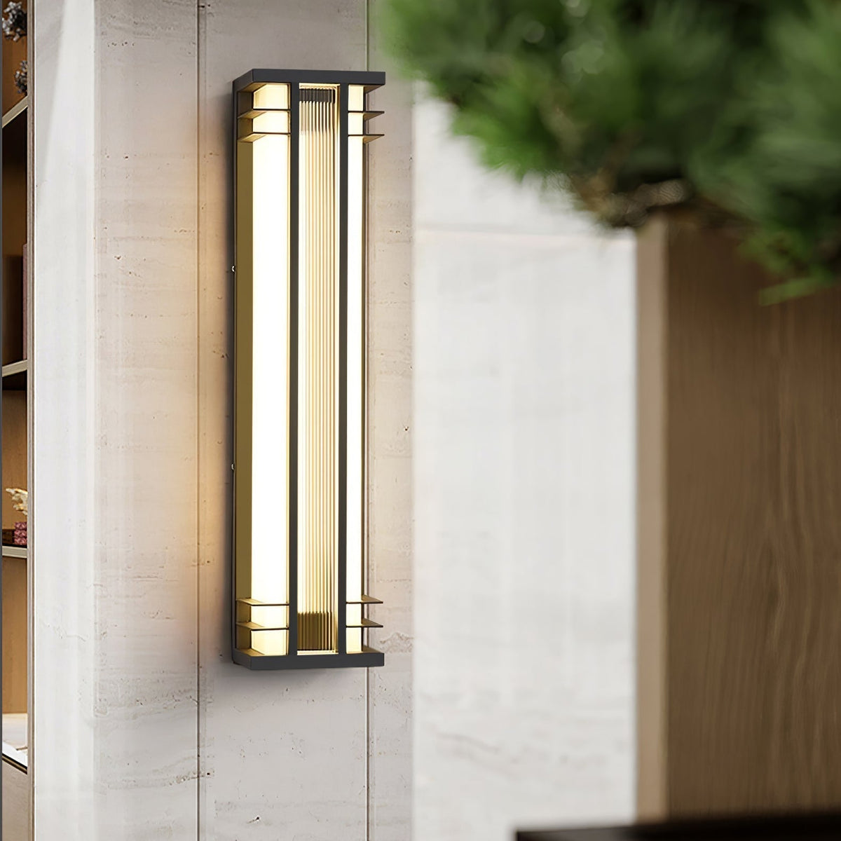Nevenor Unique Double Axis Outdoor Wall Lamp