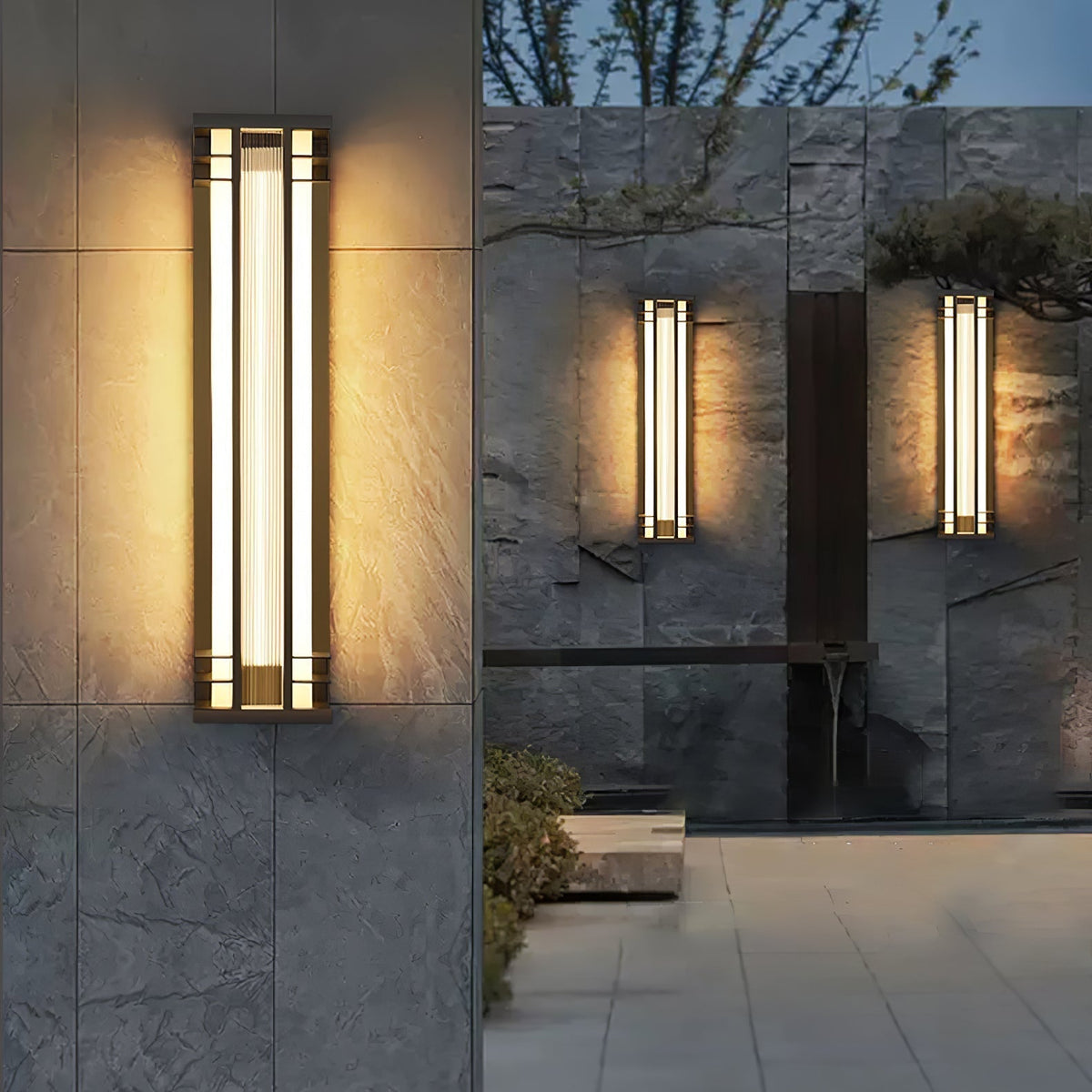 Nevenor Unique Double Axis Outdoor Wall Lamp