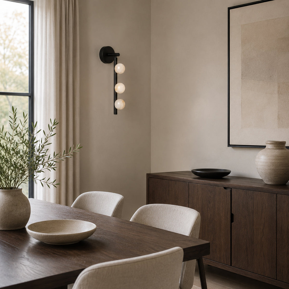 Drop Alabaster Wall Sconce