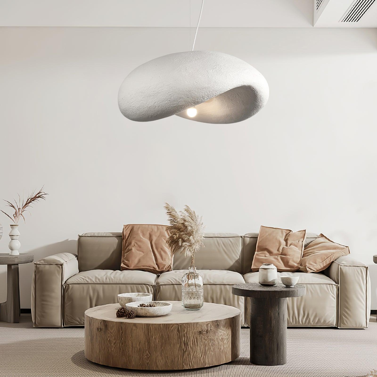 Cosmo Modern Cloud-shape Wabi Sabi Style Pendant Light-Neutral Decor