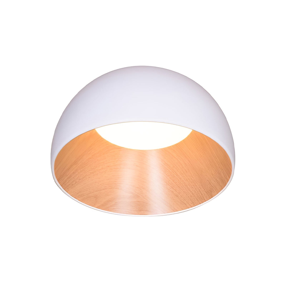 Coda Ceiling Lamp Dome Wood Minimalist