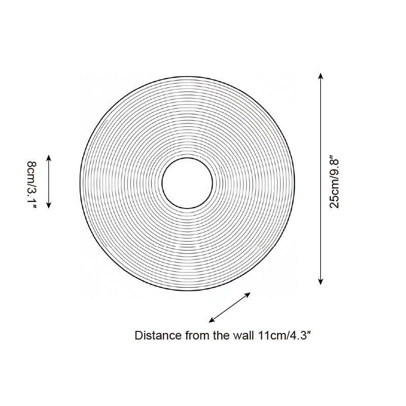 Cirisise Coil Wall Lamp