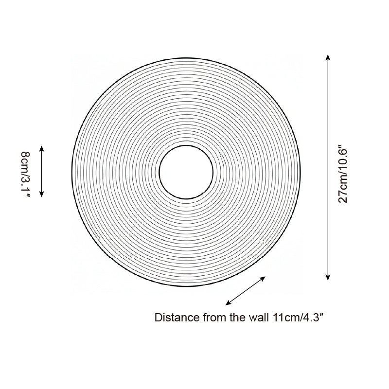 Cirisise Coil Wall Lamp