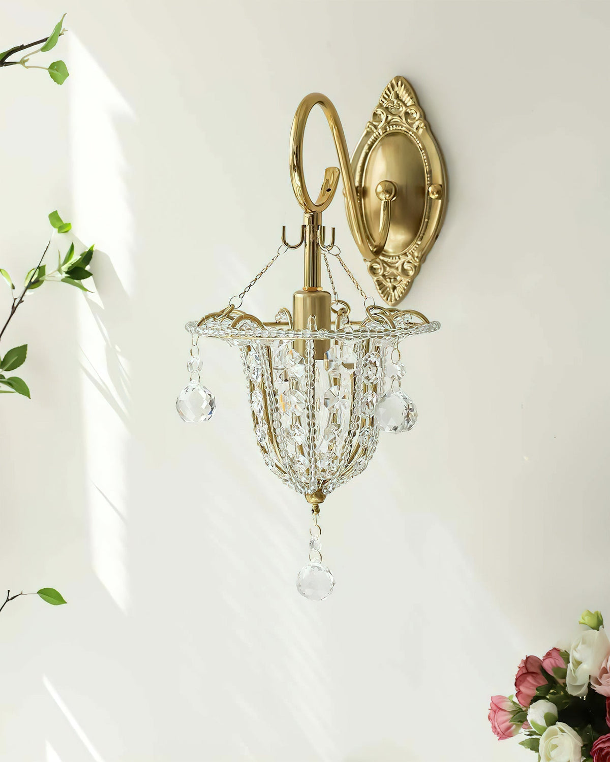 Arabella Crystal Wall Light