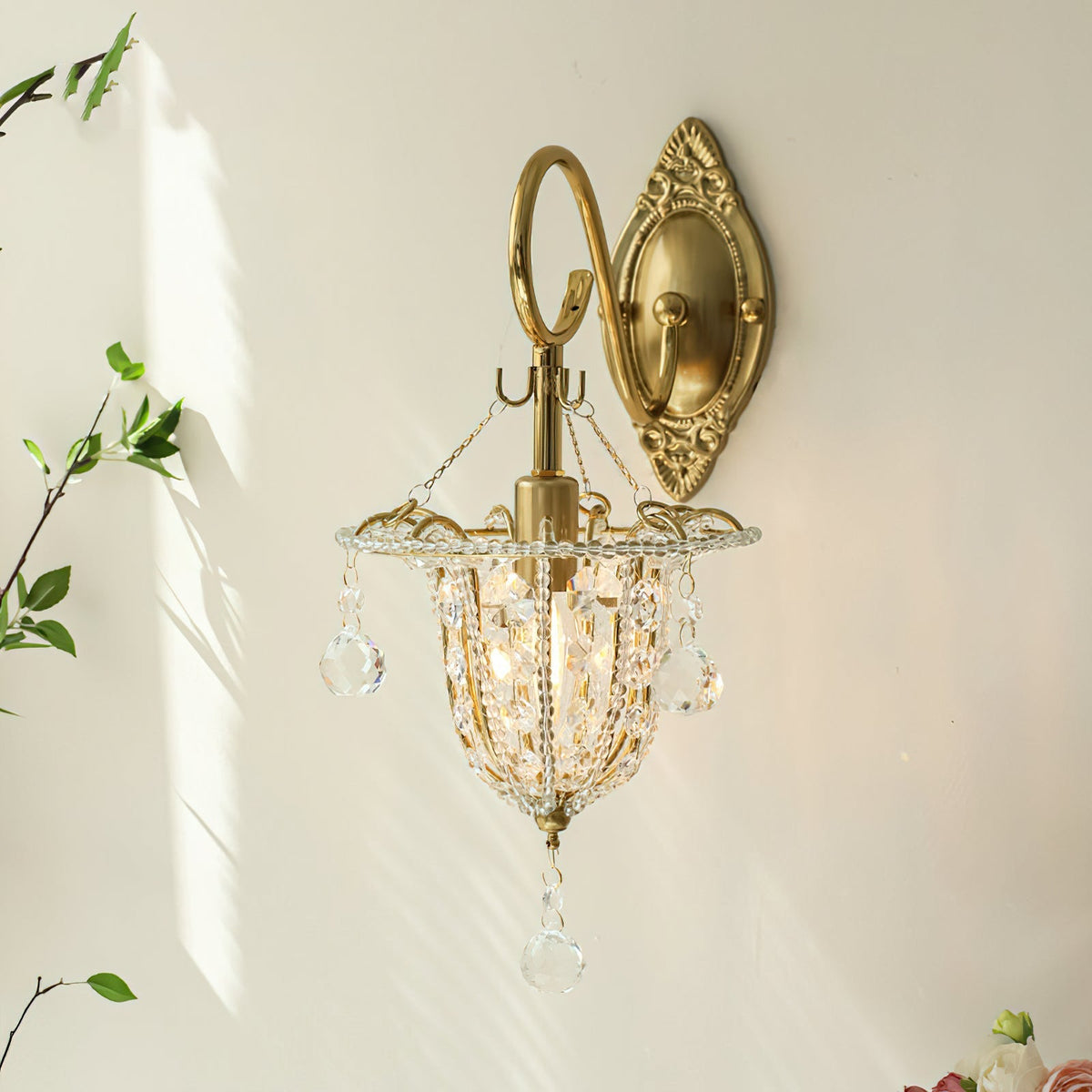 Arabella Crystal Wall Light