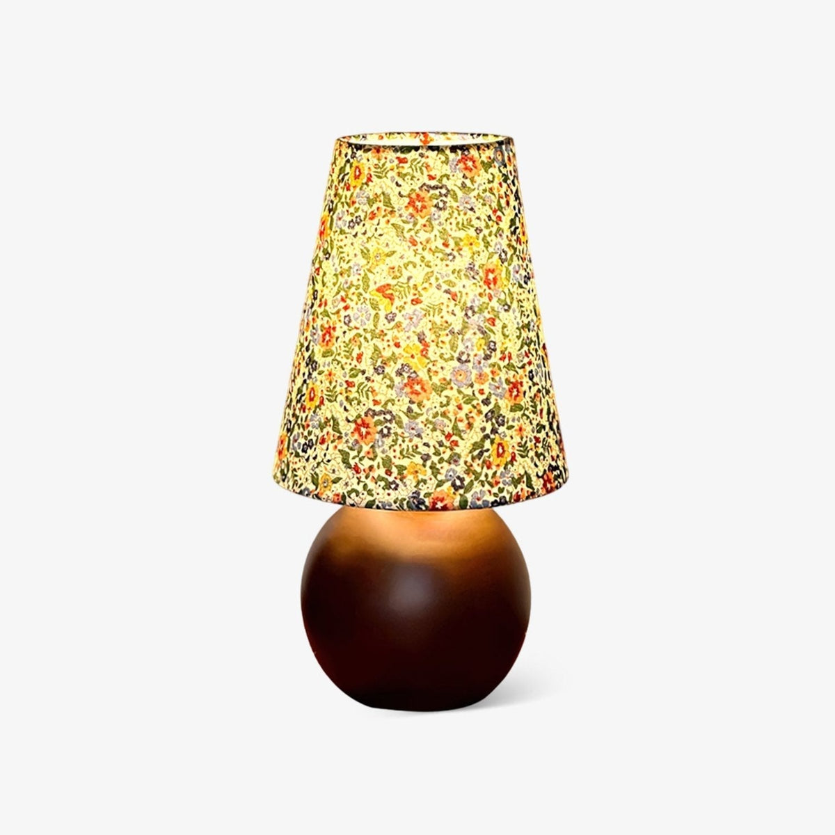 Elvivelia Vintage Wood Table Lamp