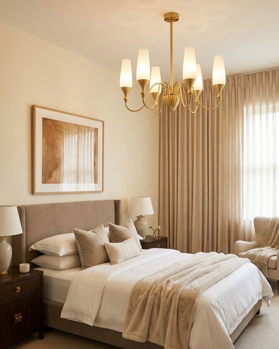 Casenella Brass Chandelier