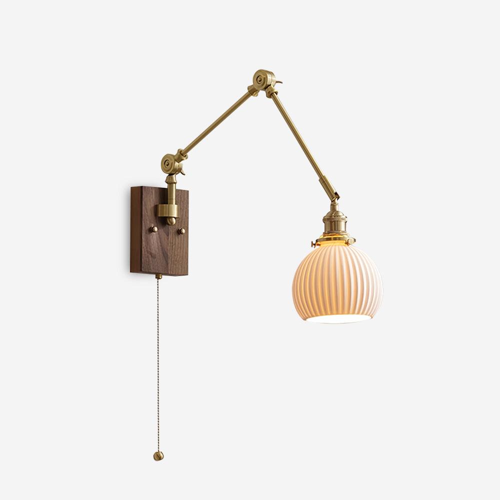 Vetra Vintage Adjustable  Swing Arm Wall Lamp