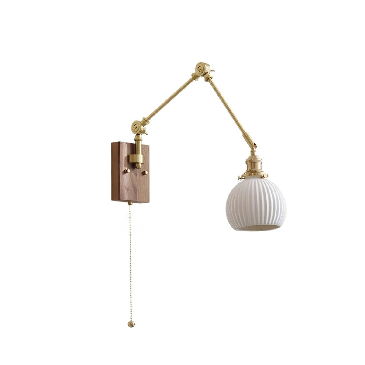 Vetra Vintage Adjustable  Swing Arm Wall Lamp