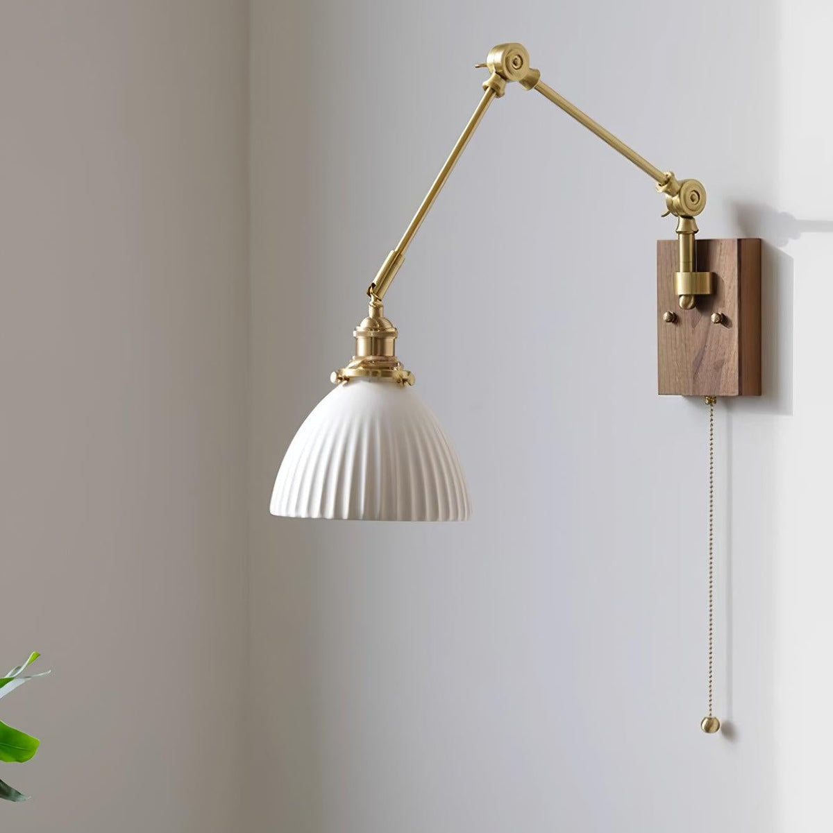 Vetra Vintage Adjustable  Swing Arm Wall Lamp