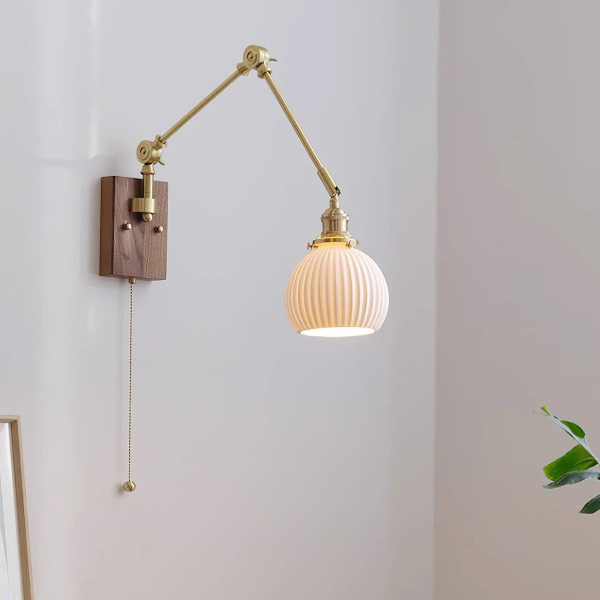 Vetra Vintage Adjustable  Swing Arm Wall Lamp
