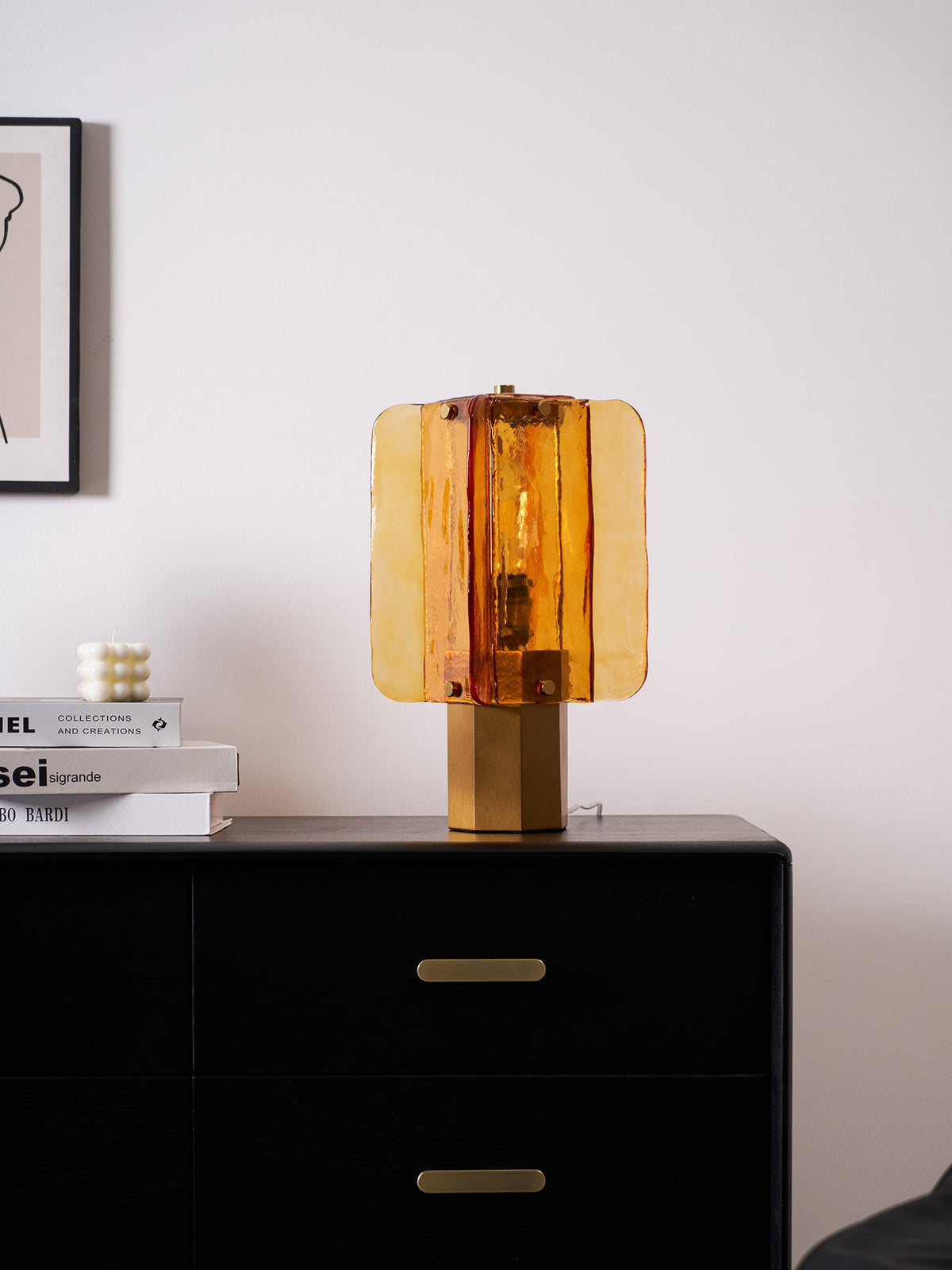 Yentix Glass Table Lamp