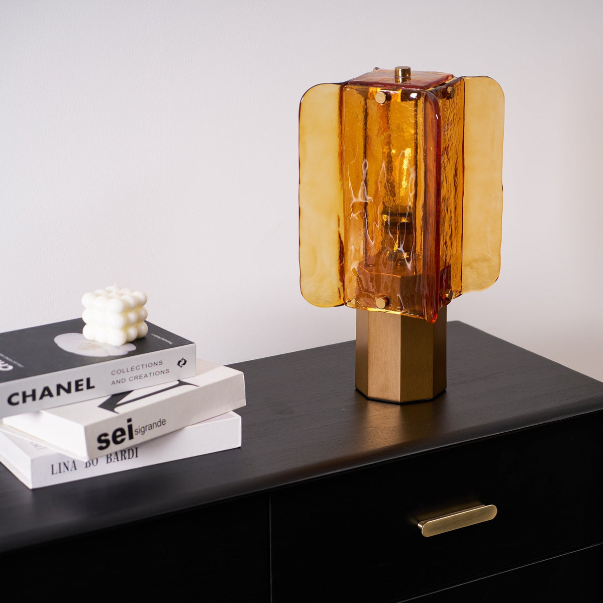 Yentix Glass Table Lamp