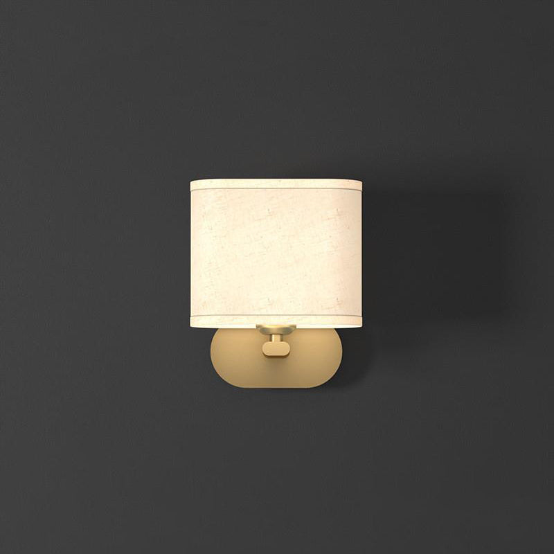 Myth Brass Fabric Wall Lamp