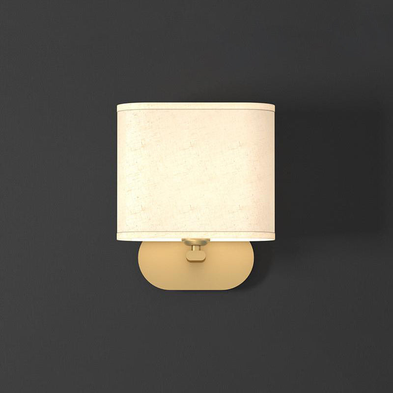 Myth Brass Fabric Wall Lamp