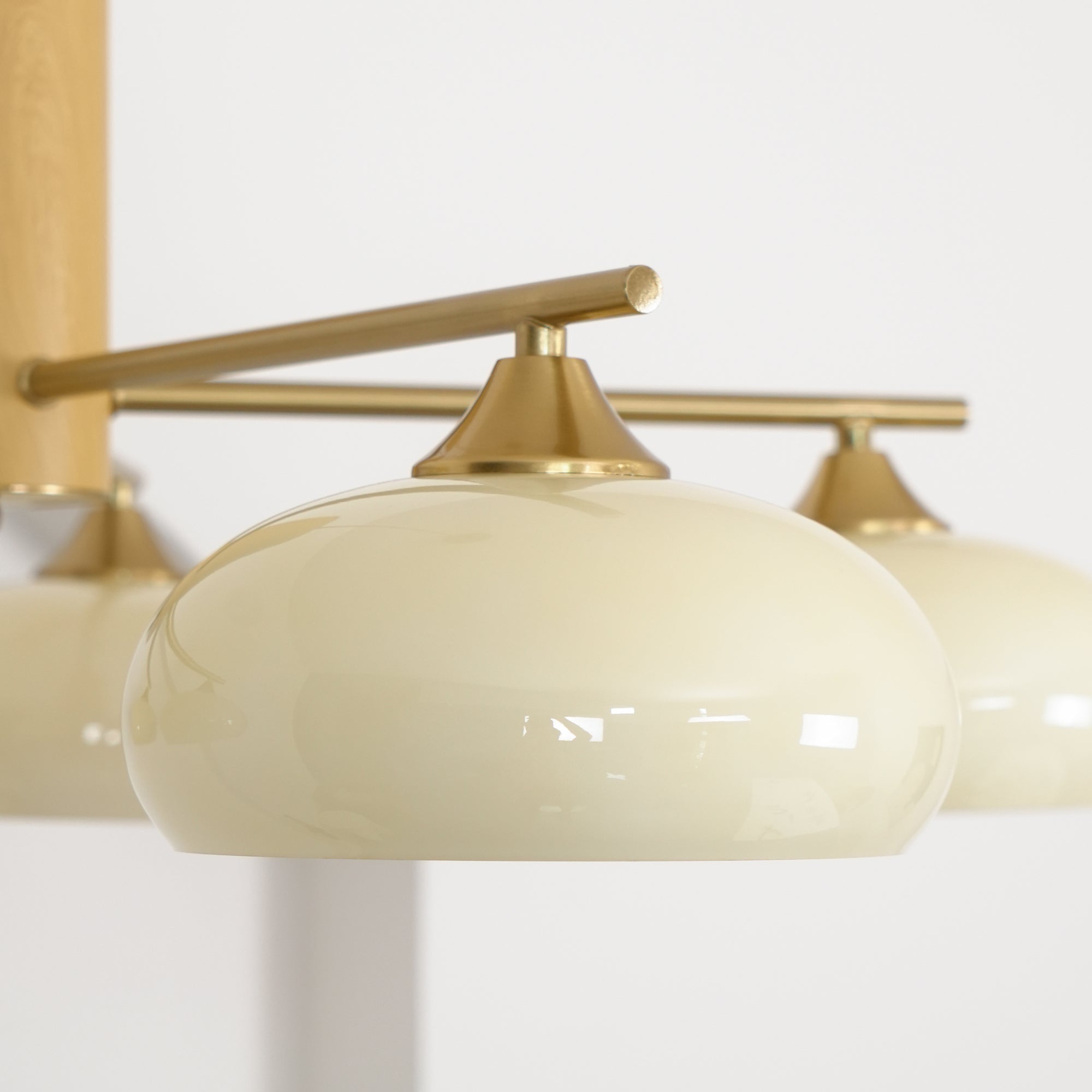 Nova Natural Persimmon Glass Chandelier