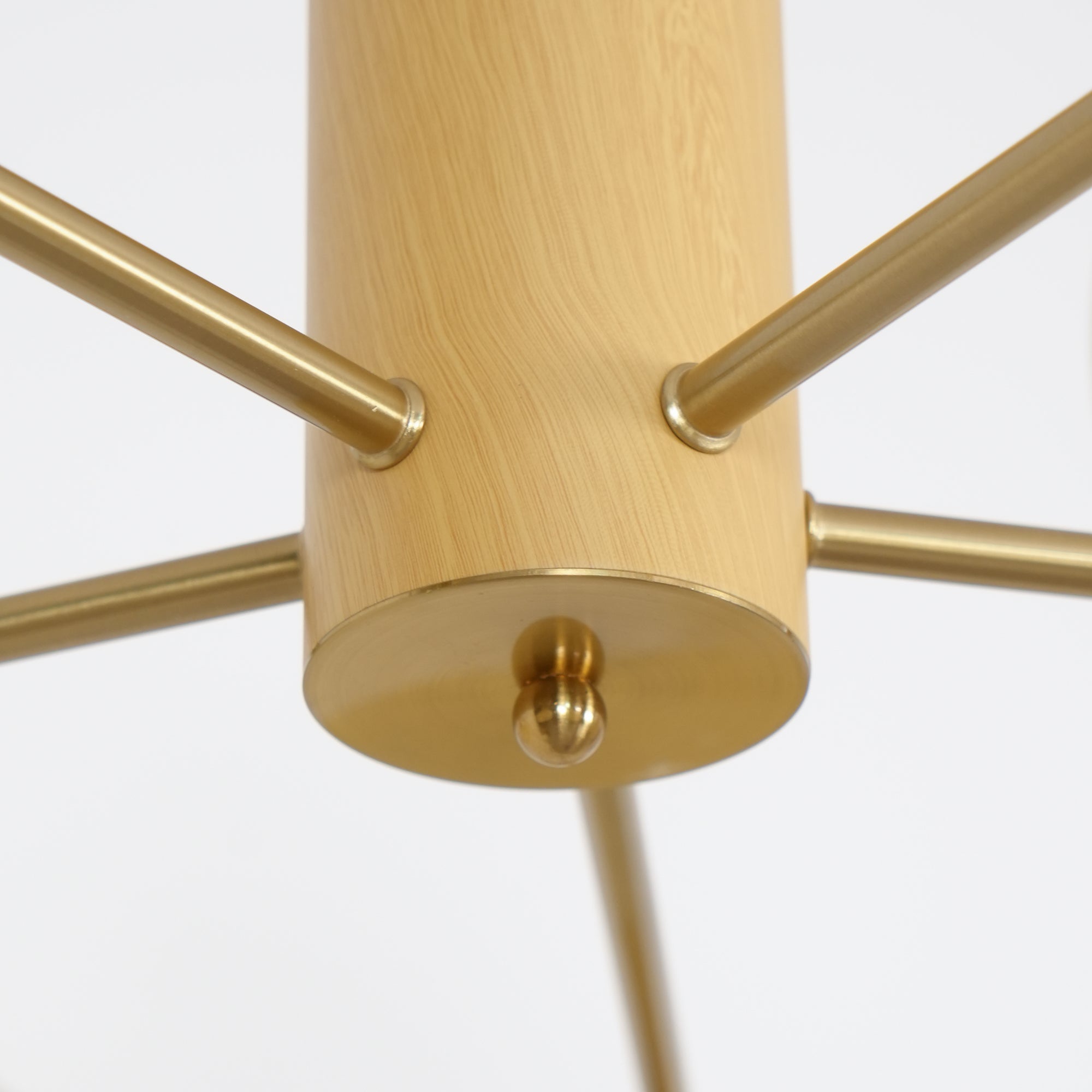 Nova Natural Persimmon Glass Chandelier