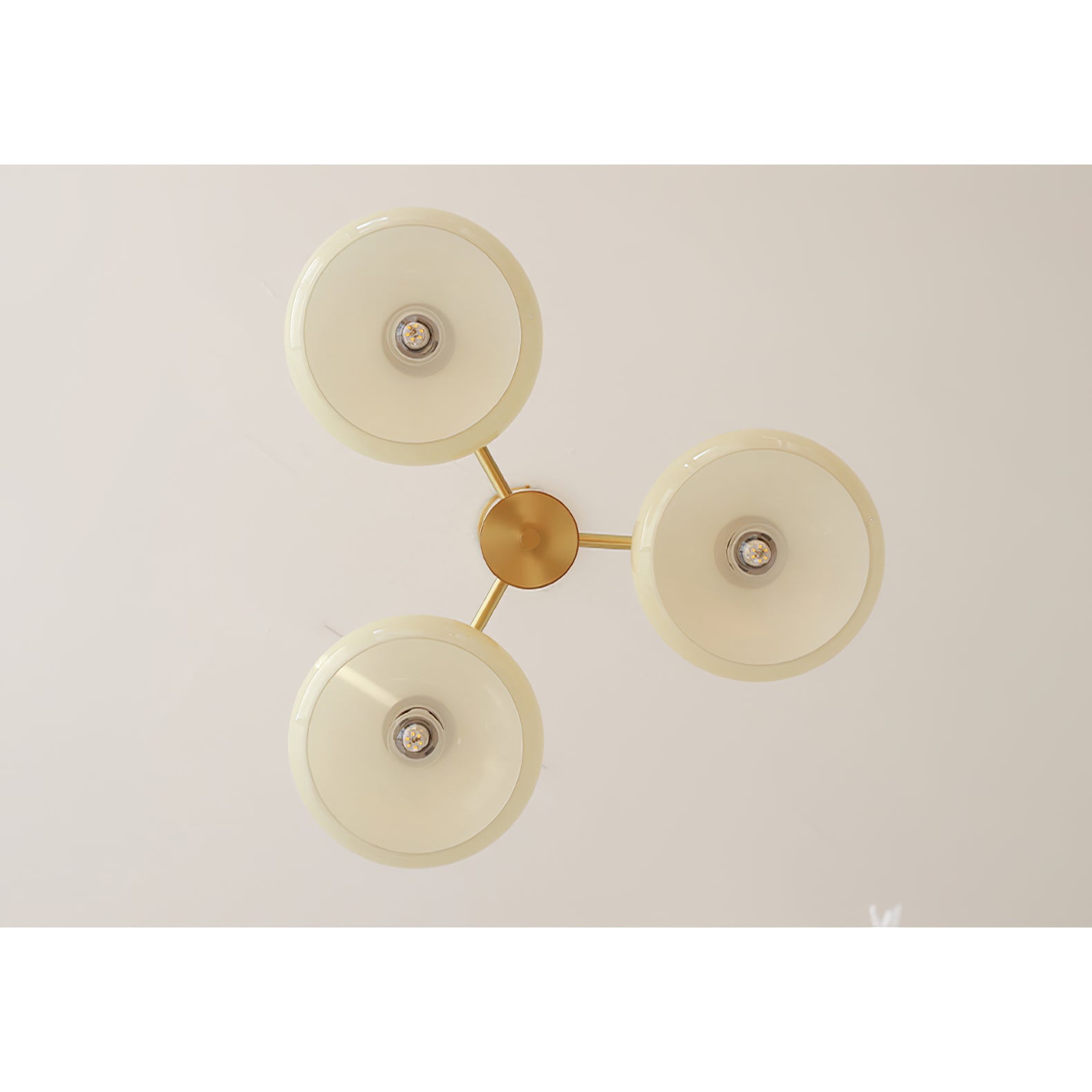 Nova Natural Persimmon Glass Chandelier