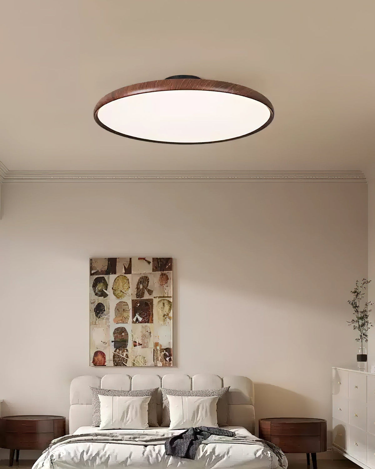 Aira Oval Semi-Flush Ceiling Light