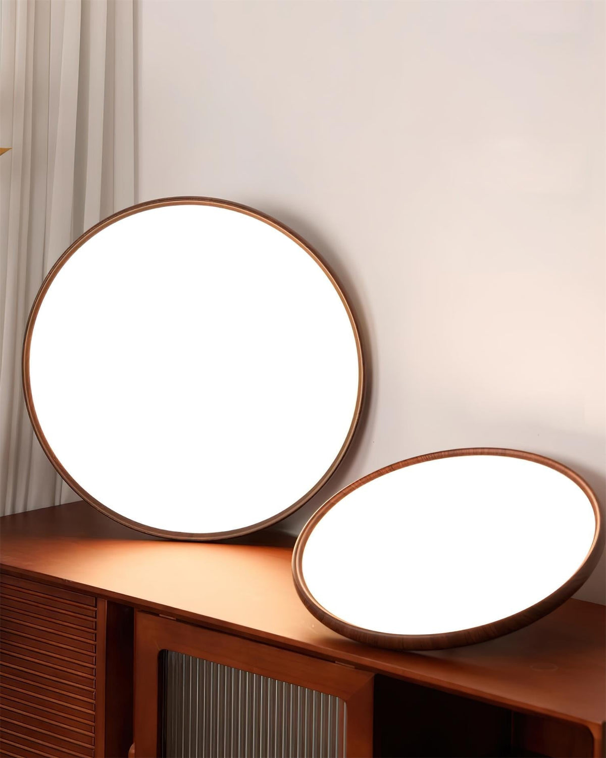 Aira Oval Semi-Flush Ceiling Light