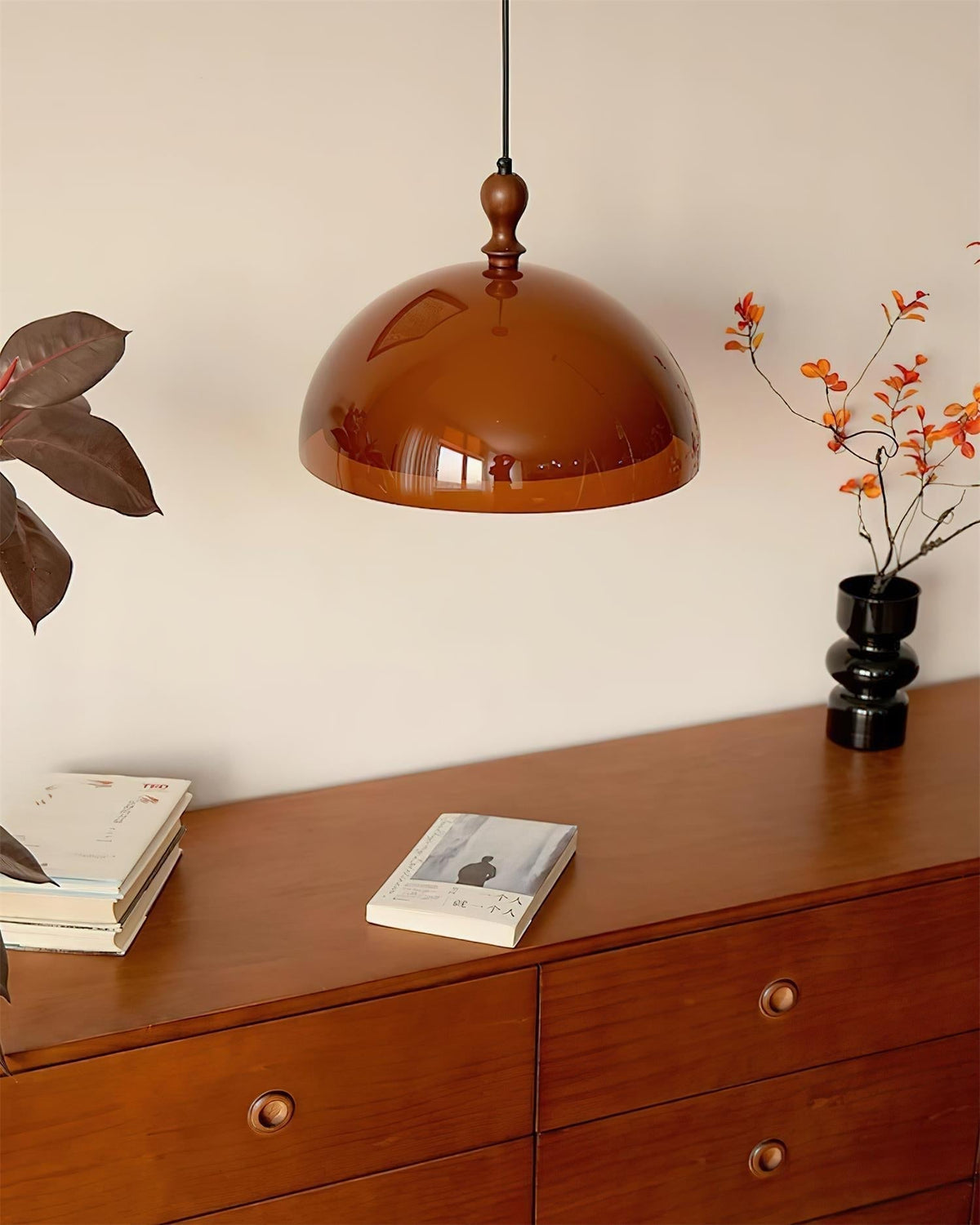 Daro Amber Dome Pendant Light