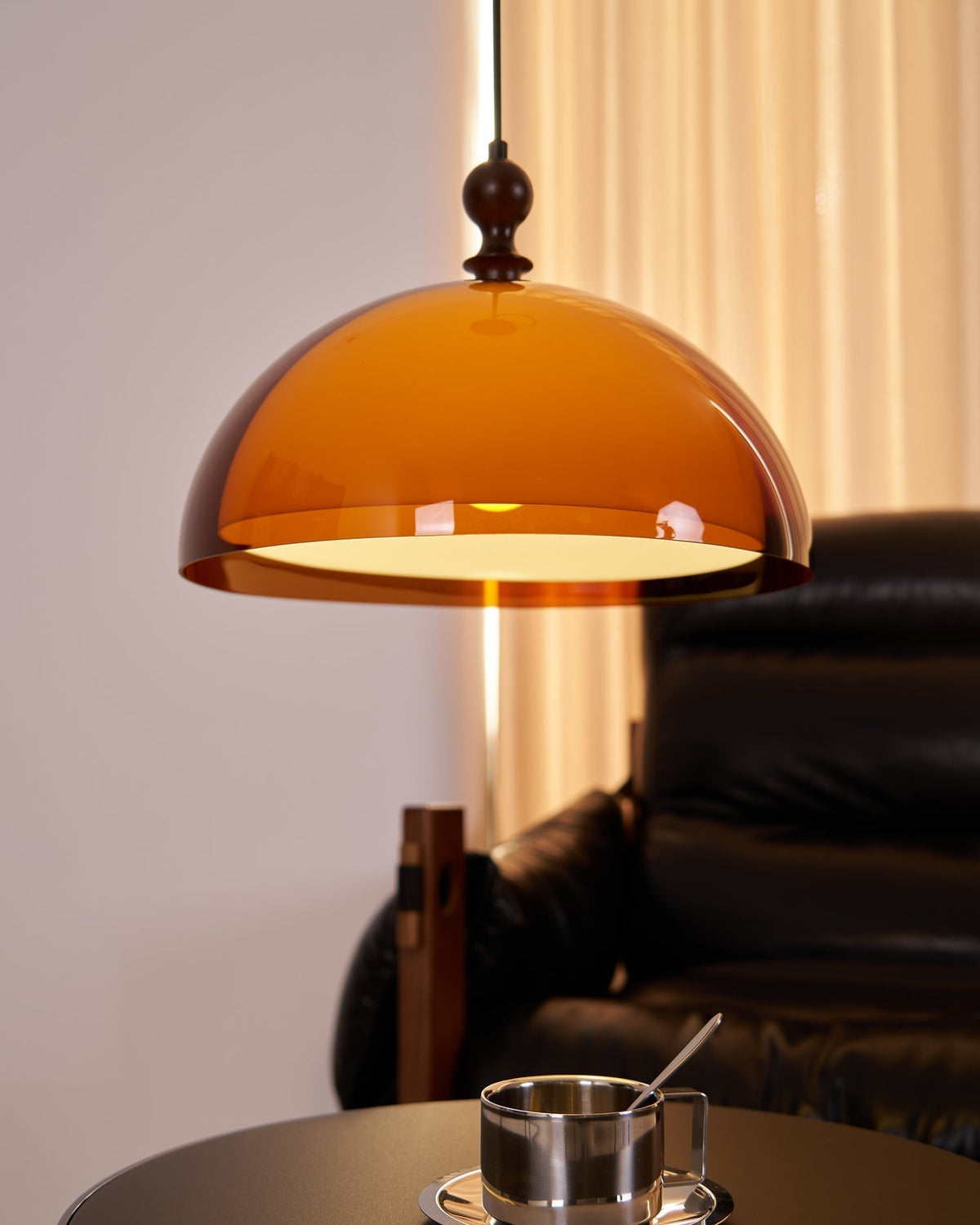 Daro Amber Dome Pendant Light