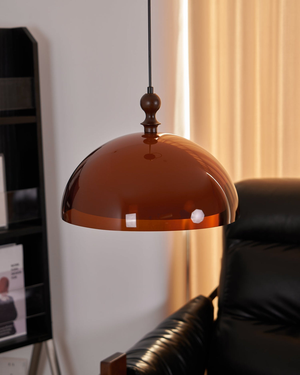 Daro Amber Dome Pendant Light