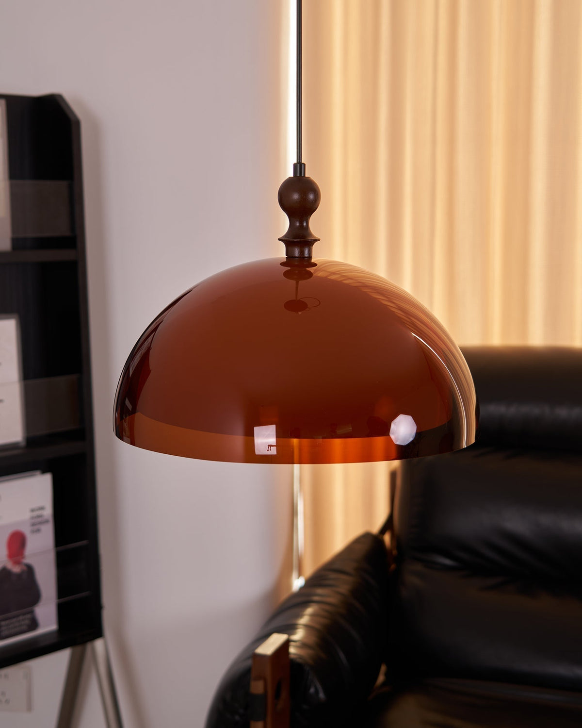 Daro Amber Dome Pendant Light